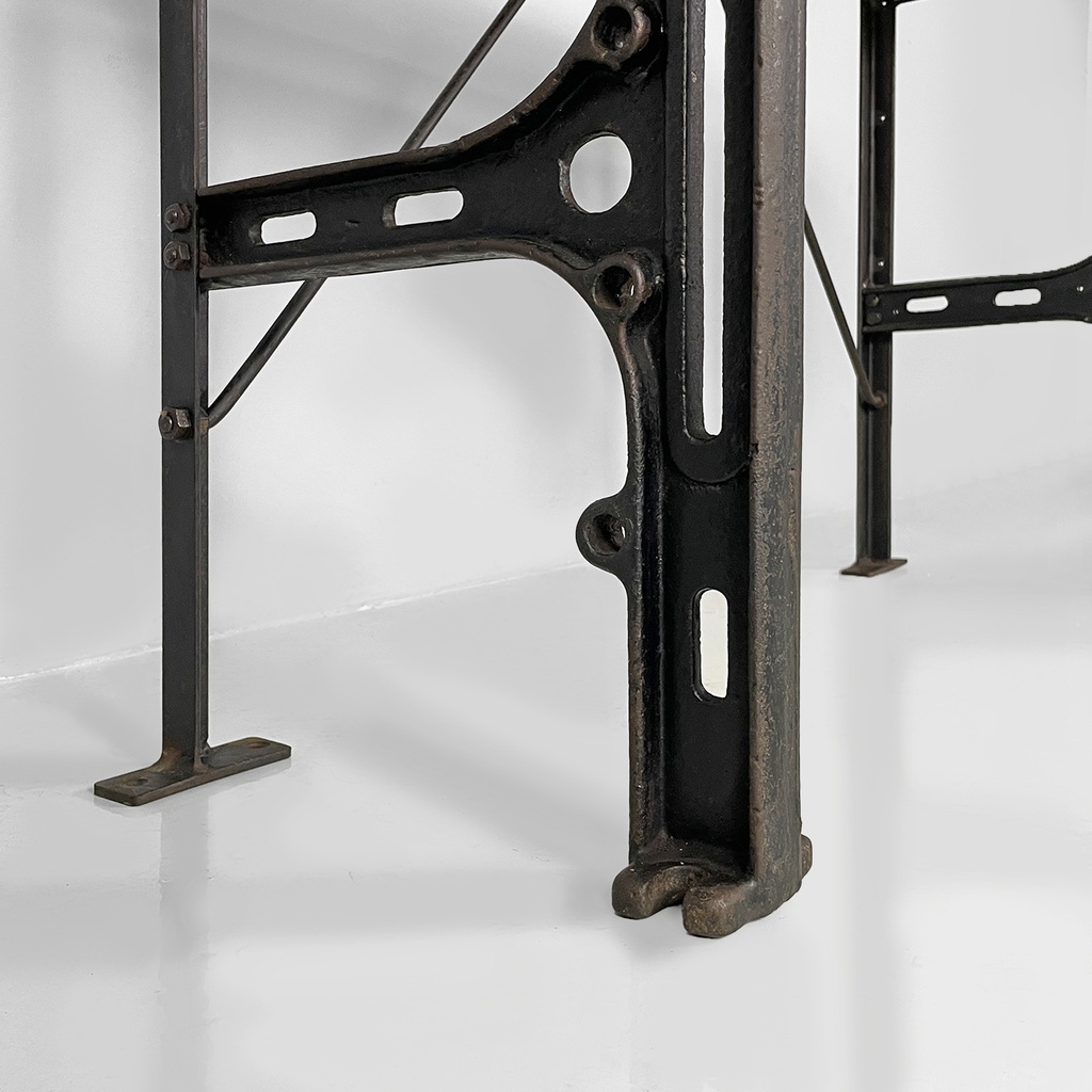 Consolle in legno e ghisa, 1800 ca.