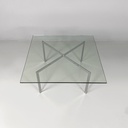 Tavolo da caffè Barcelona di Mies Van der Rohe per Knoll, 1970 ca.