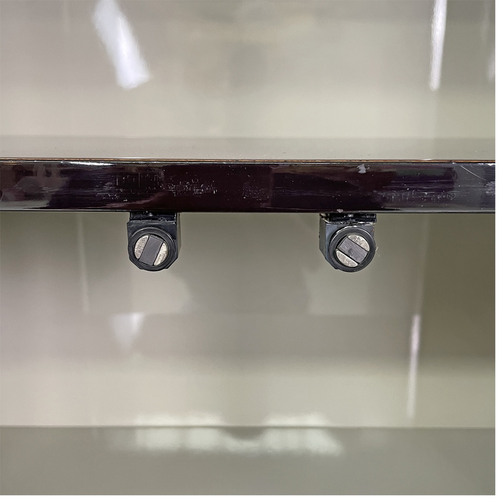 Armadio in legno laccato nero, 1970 ca.