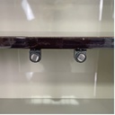 Armadio in legno laccato nero, 1970 ca.