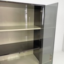 Armadio in legno laccato nero, 1970 ca.