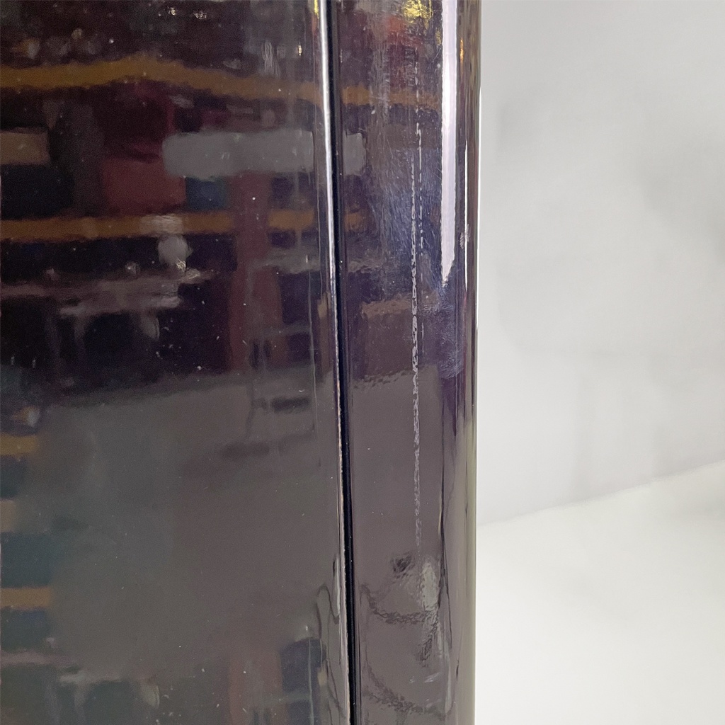 Armadio in legno laccato nero, 1970 ca.