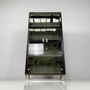 Armadio in legno laccato nero, 1970 ca.