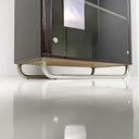 Armadio in legno laccato nero, 1970 ca.