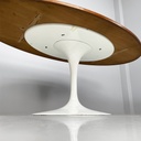 Tavolo da pranzo in legno e metallo, 1970 ca. 