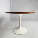 Tavolo da pranzo in legno e metallo, 1970 ca. 