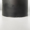 Applique in vetro opalino e metallo nero, 1950 ca.