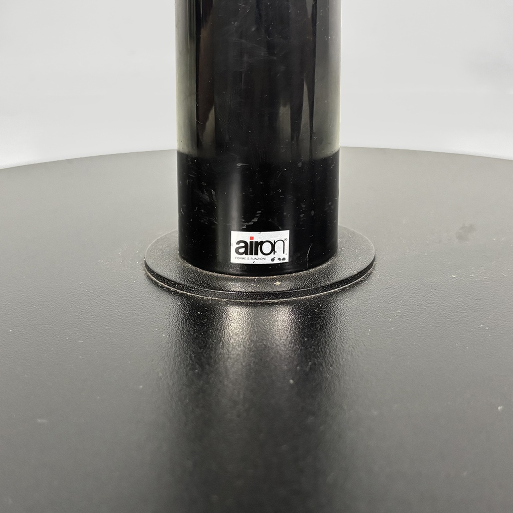 Tavolo da caffè tondo di Forme e Funzioni per Airon, 1980 ca.