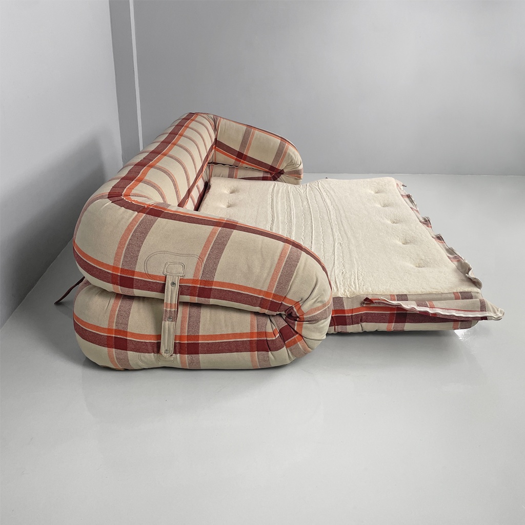 Divano letto Anfibio di Alessandro Becchi per Giovannetti Collezioni, 1970 ca.