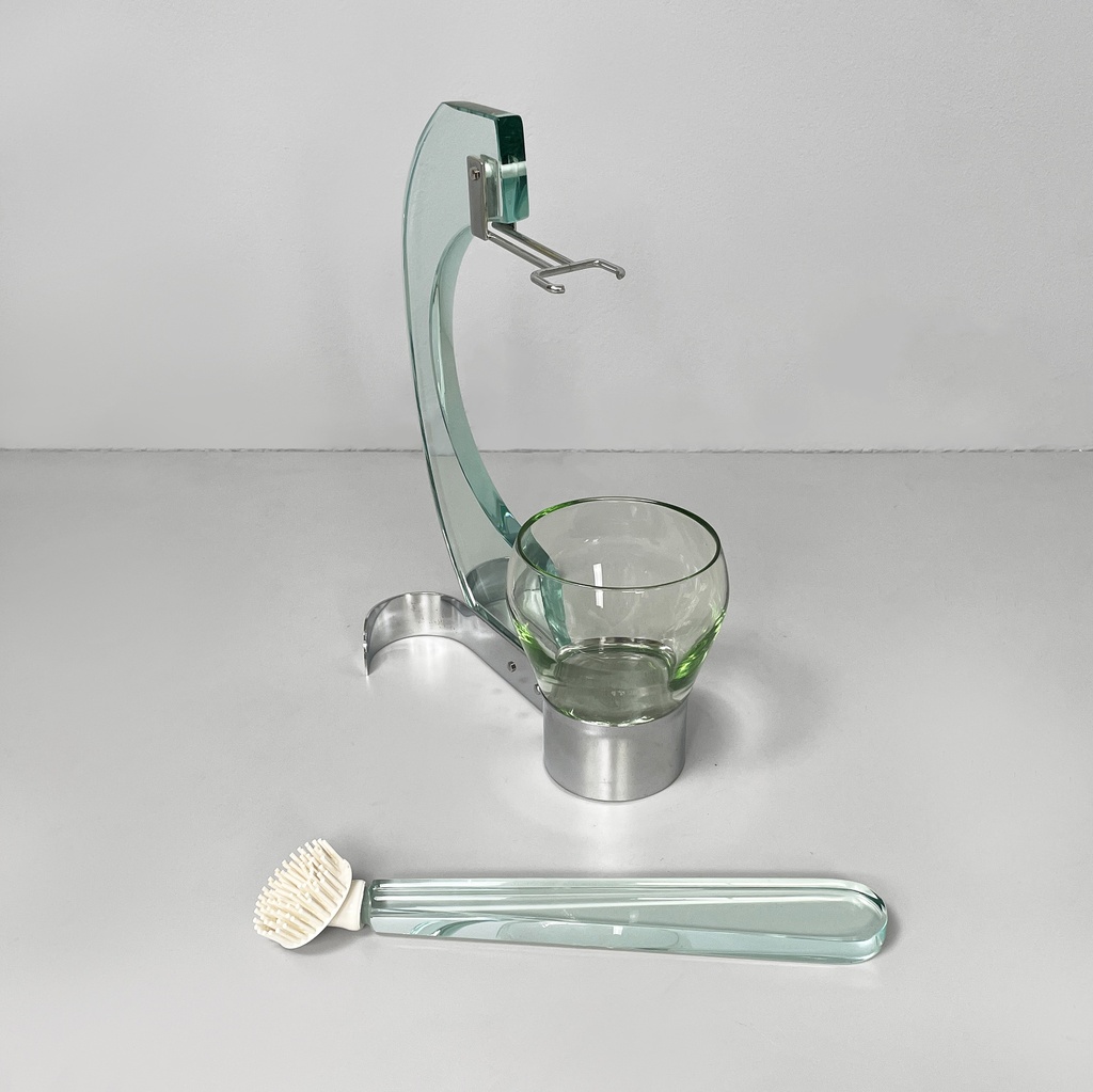 Scopino per il bagno in vetro, 1970 ca.