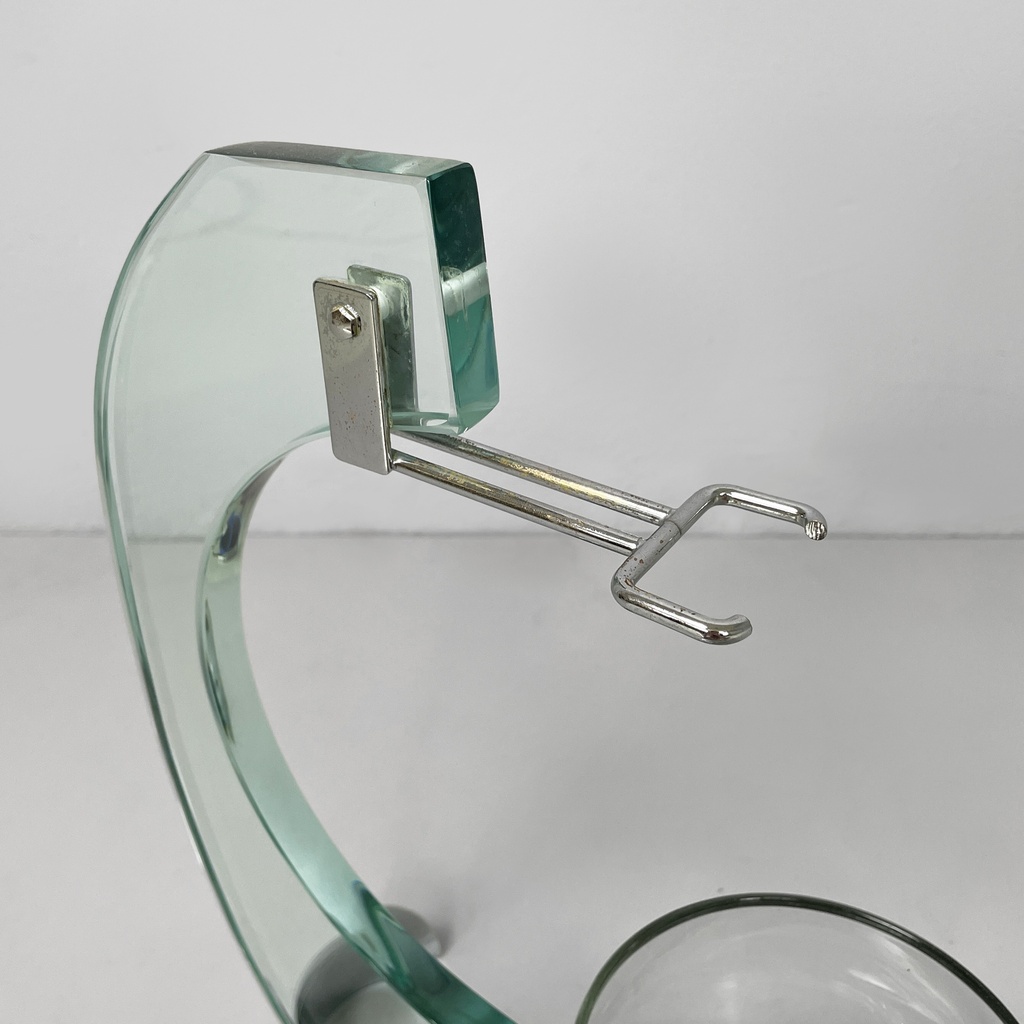 Scopino per il bagno in vetro, 1970 ca.