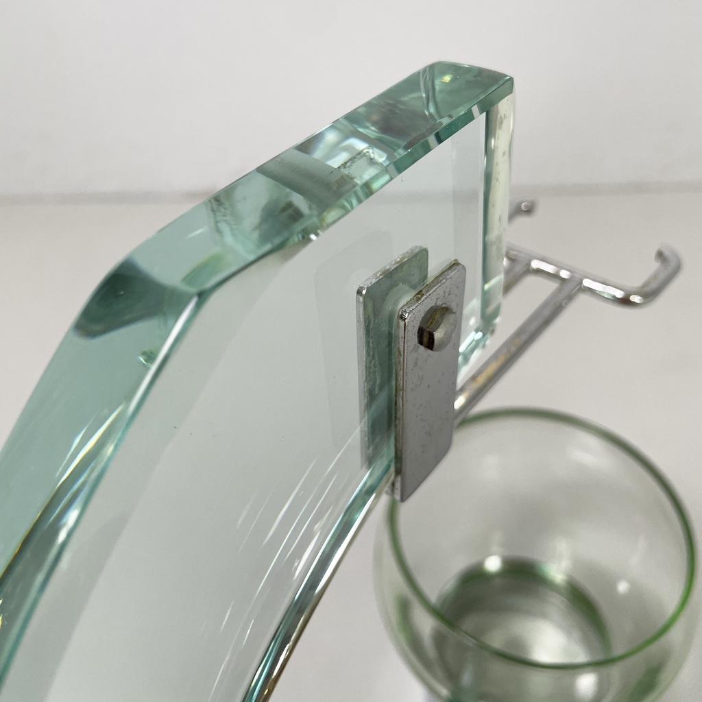 Scopino per il bagno in vetro, 1970 ca.