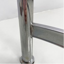 Tavolo da caffè in legno e metallo, 1970 ca.