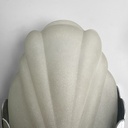 Applique a conchiglia in vetro e metallo, 1930 ca.