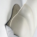 Applique a conchiglia in vetro e metallo, 1930 ca.