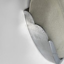 Applique a conchiglia in vetro e metallo, 1930 ca.