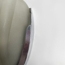 Applique a conchiglia in vetro e metallo, 1930 ca.