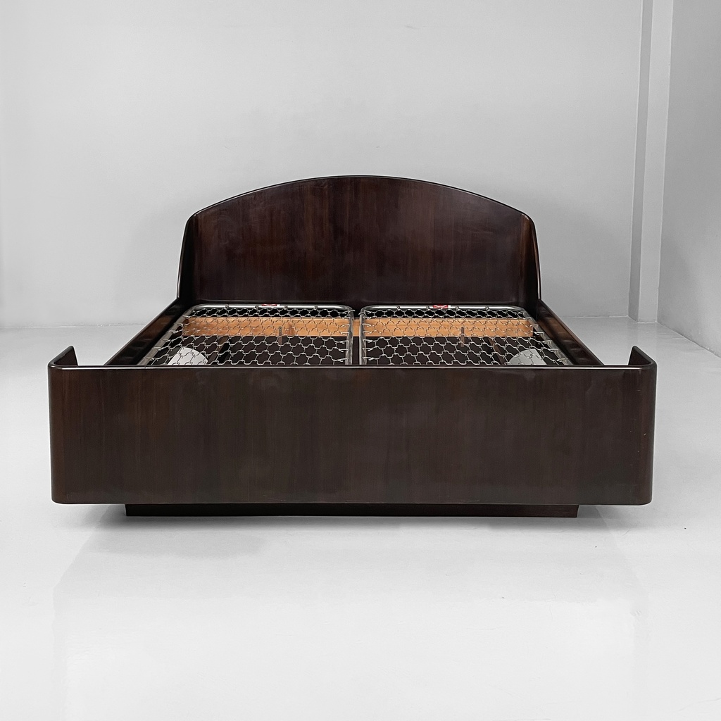Letto matrimoniale di Franco Albini per Poggi, 1960 ca.