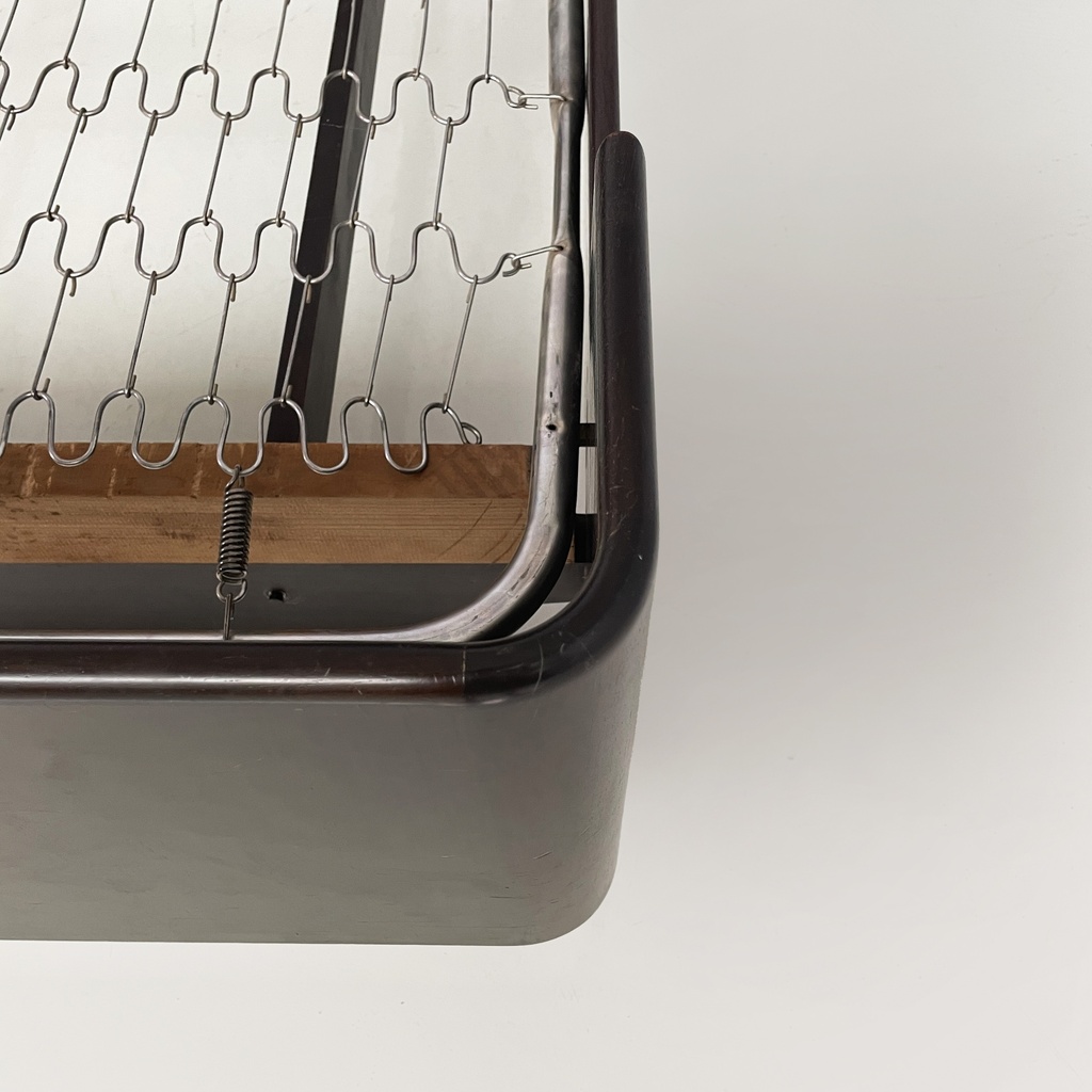 Letto matrimoniale di Franco Albini per Poggi, 1960 ca.