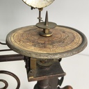 Tellurio meccanico in ghisa e ottone, metà 1800 ca.