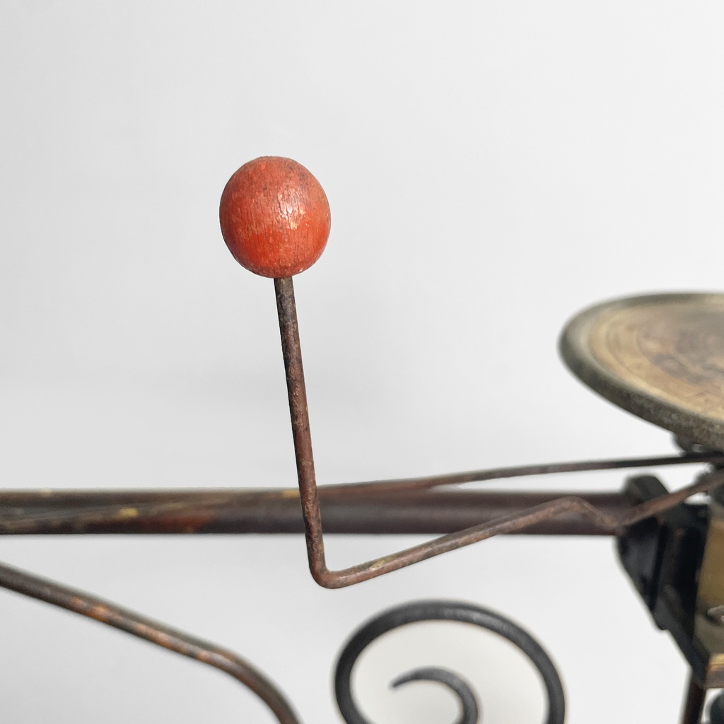 Tellurio meccanico in ghisa e ottone, metà 1800 ca.