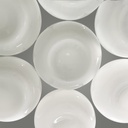 Lampadario in vetro opalino e metallo, 1970 ca.