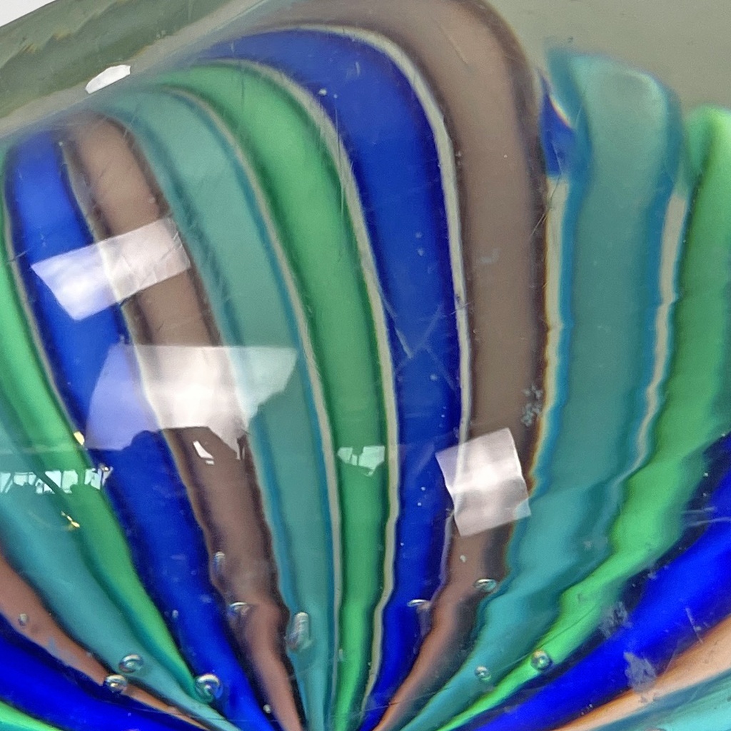 Fermaporta in vetro di Murano, 1980 ca.