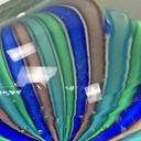 Fermaporta in vetro di Murano, 1980 ca.