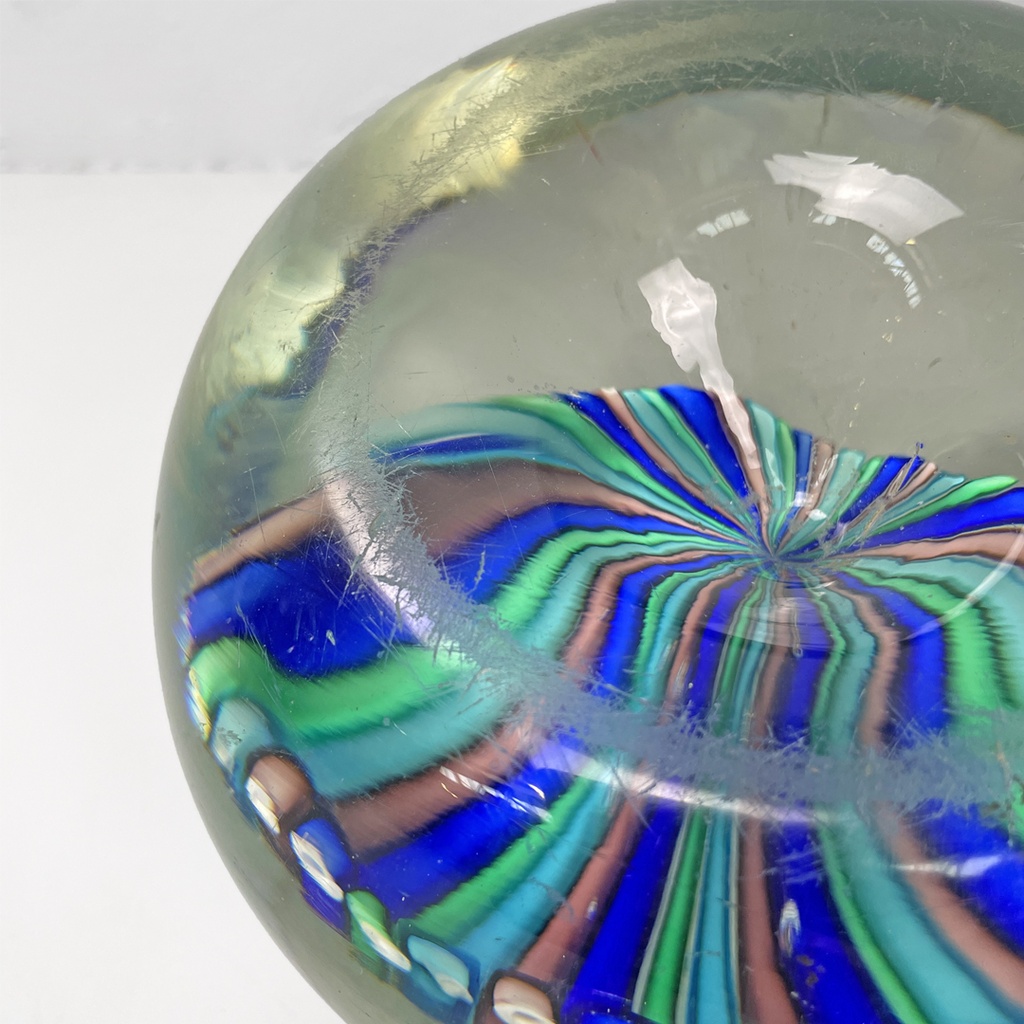 Fermaporta in vetro di Murano, 1980 ca.