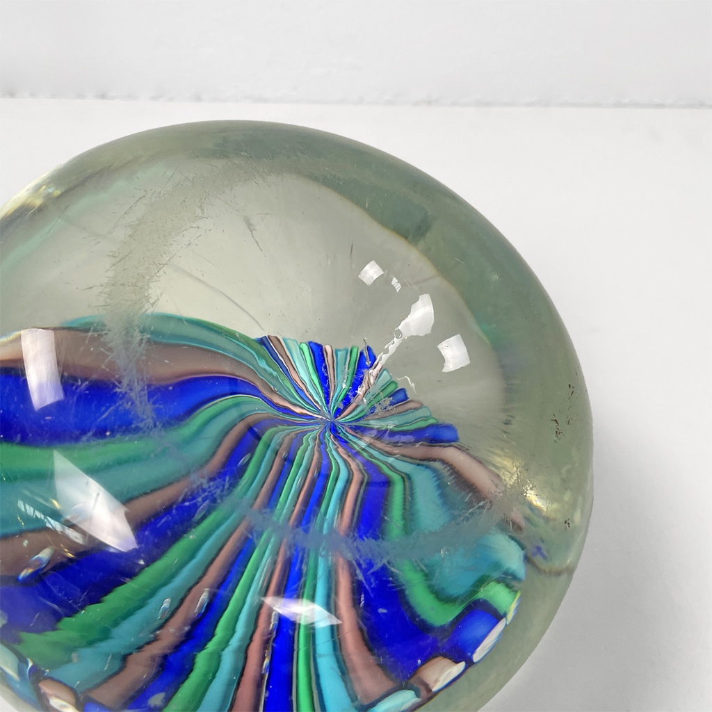 Fermaporta in vetro di Murano, 1980 ca.