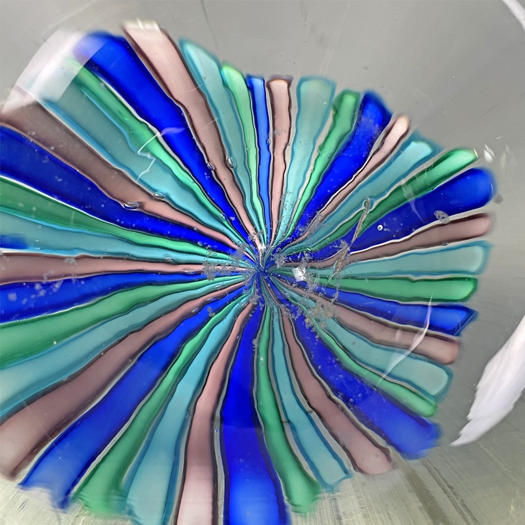 Fermaporta in vetro di Murano, 1980 ca.