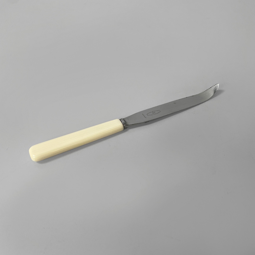 Coltello e cucchiai da pompelmo placcati argento, 1950 ca.