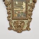 Specchiere in legno dorato e verde chiaro, 1900 ca.