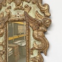 Specchiere in legno dorato e verde chiaro, 1900 ca.