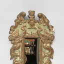 Specchiere in legno dorato e verde chiaro, 1900 ca.