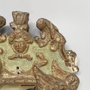 Specchiere in legno dorato e verde chiaro, 1900 ca.