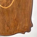 Tavolo da caffè in legno con ruote, 1800 ca.