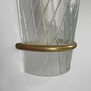 Applique in vetro e metallo, 1950 ca.