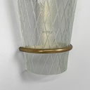 Applique in vetro e metallo, 1950 ca.