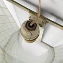 Applique in vetro e metallo, 1950 ca.