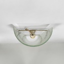 Applique in vetro e metallo, 1950 ca.