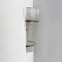 Applique in vetro e metallo, 1950 ca.