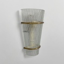 Applique in vetro e metallo, 1950 ca.