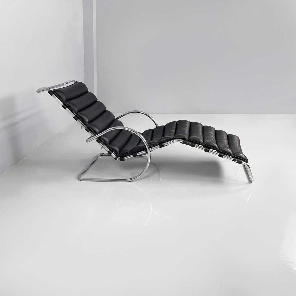 Chaise longue di Mies Van Der Rohe per Knoll, 1970 ca.