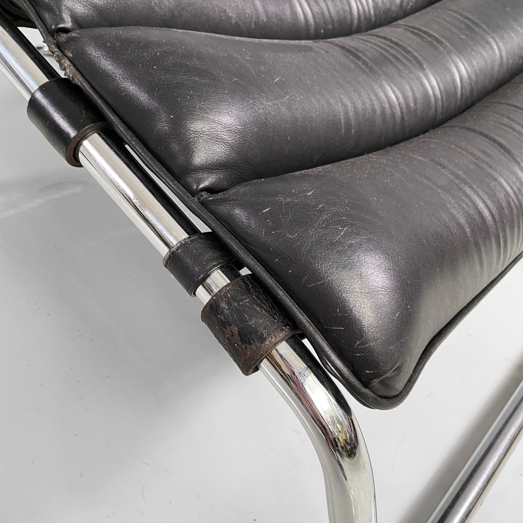 Chaise longue di Mies Van Der Rohe per Knoll, 1970 ca.