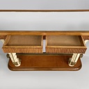 Consolle in legno e specchio, 1940 ca.