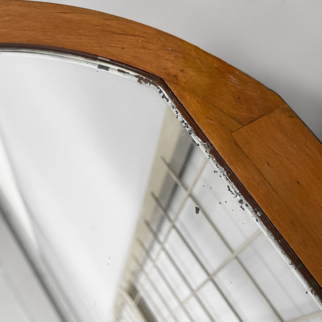 Consolle in legno e specchio, 1940 ca.