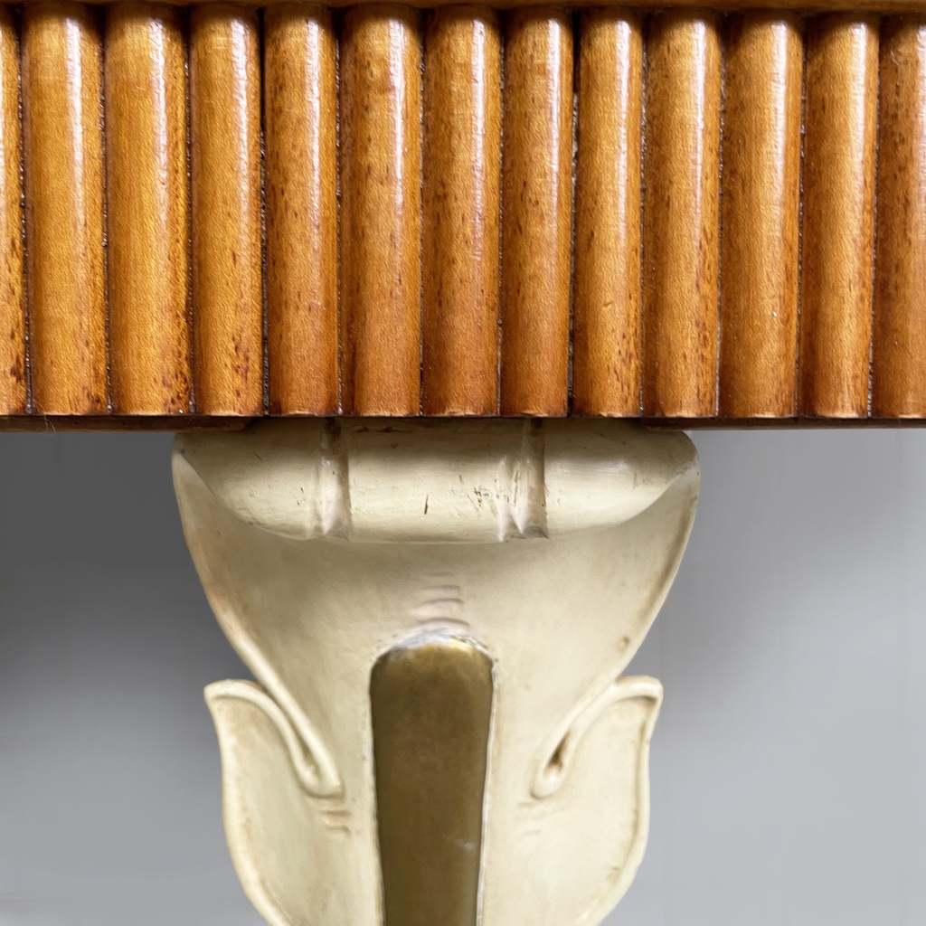 Consolle in legno e specchio, 1940 ca.