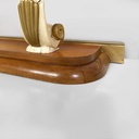 Consolle in legno e specchio, 1940 ca.