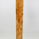 Lampada da terra in velluto e ottone, 1940 ca.